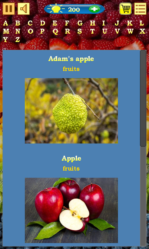 Fruits Quiz screenshot