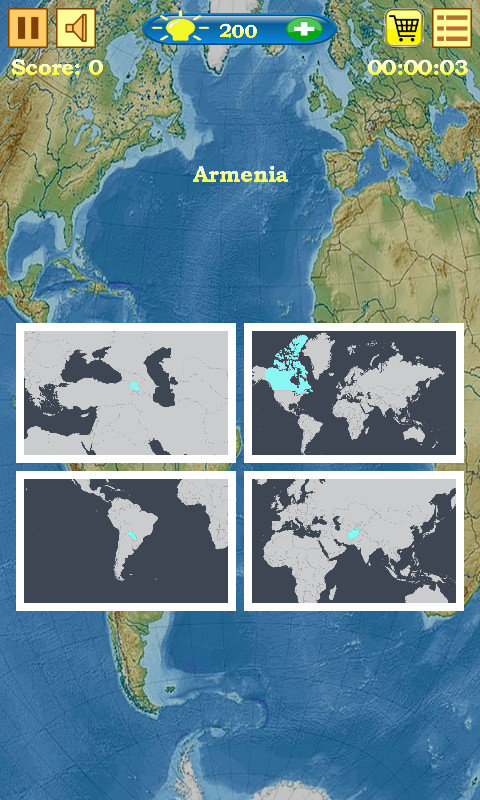 Maps Quiz screenshot